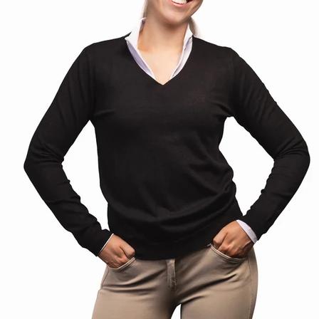 Essential V-Neck Sweater CLASSIC_BLACK