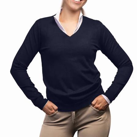 Essential V-Neck Sweater CLASSIC_NAVY