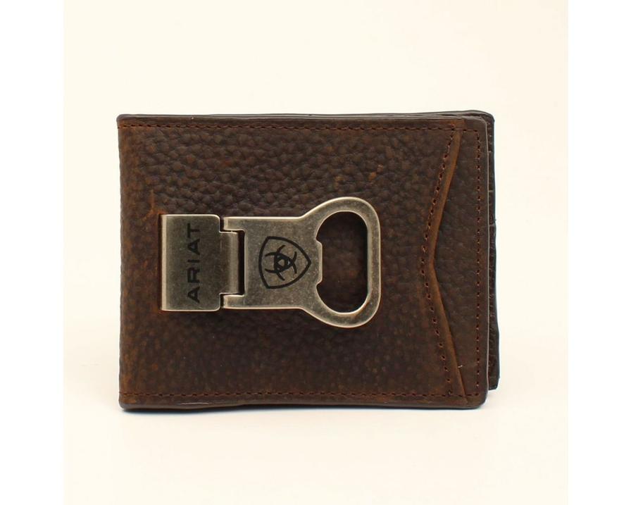 Men's Bi- Fold Wallet With Money Clip