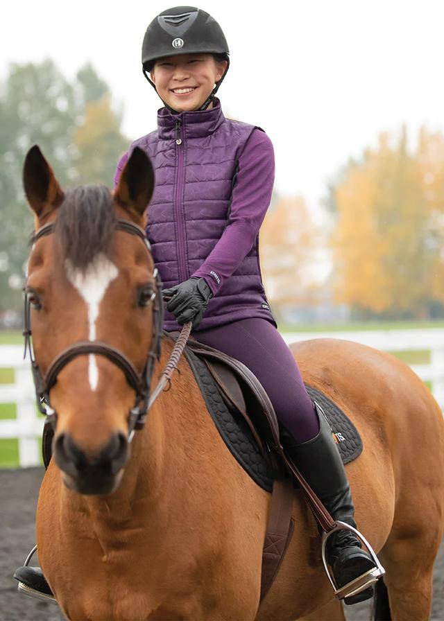 Kids Winter Whinnies Quilted Vest