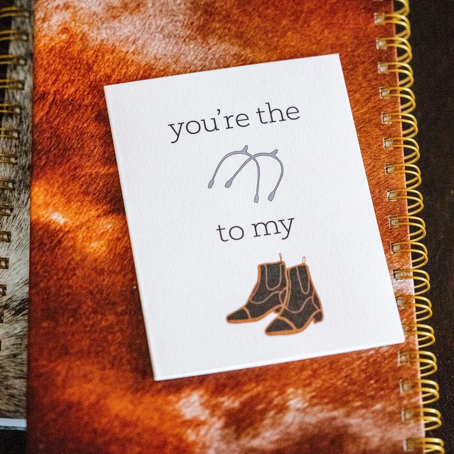 Spur To My Boot Greeting Card