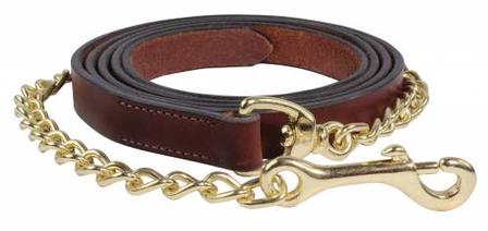 Classic Leather Lead with Chain