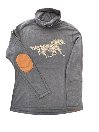 Rider Lounge Turtleneck Running Horses