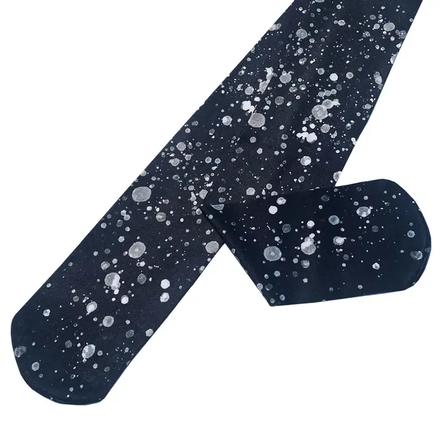 Black Splatter Boot Sock