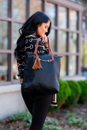 Snaffle Bit Tote Bag