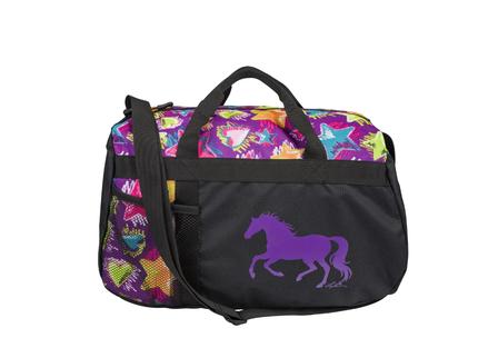 Lila Galloping Horse Duffle Bag PURPLE