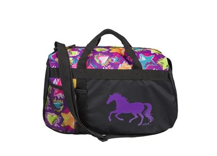 Lila Galloping Horse Duffle Bag PURPLE