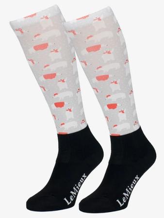 Polar Bears Footsie Socks