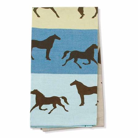 Equus Blue Kitchen Towel