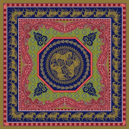 Celtic Horse Silk Scarf