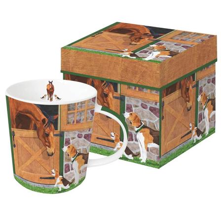 Horse and Hound Mug In A Box