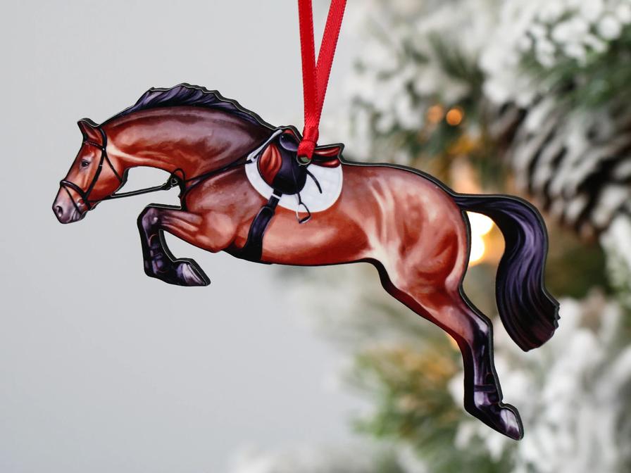 Jumping Horse Ornament