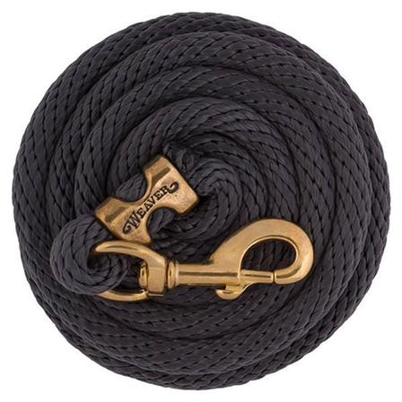 Poly Lead Rope with Brass Snap - 10' GRAPHITE