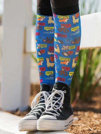 Sarcastic Animals Pair & A Spare Boot Sock