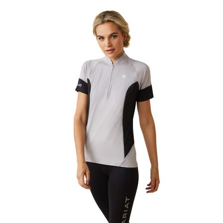 Cambria Jersey 1/4 Zip Baselayer SILVER_SCONCE