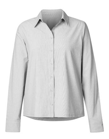 Equitate Loose Fit Button Up Shirt LEATHER