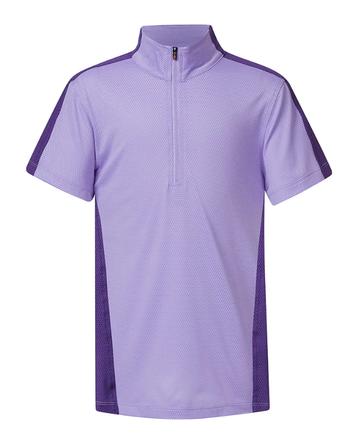 Kids Always Cool Ice Fil Short Sleeve Shirt VIOLET