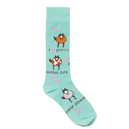 Pony Power Crew Socks TURQUOISE