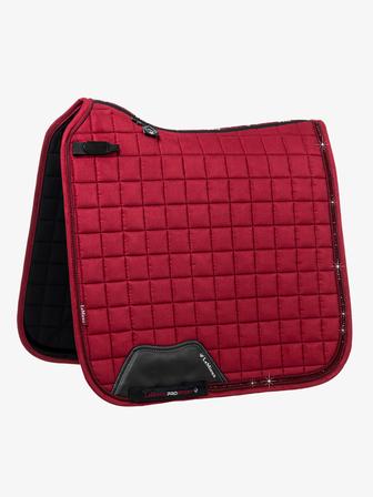 Diamante Dressage Pad BURGUNDY