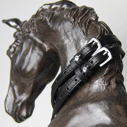 Single Clear Stone Spur Straps