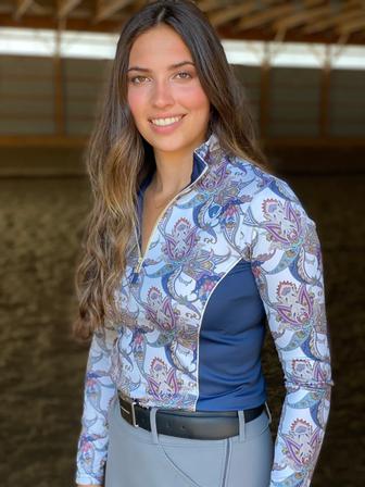 Bouquet Quarter Zip Shirt