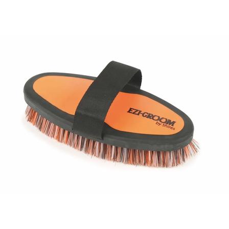 EZI-Groom Grip Body Brush ORANGE