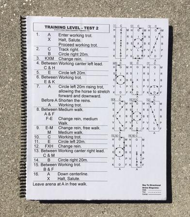 Big Print 2023 Dressage Test Book