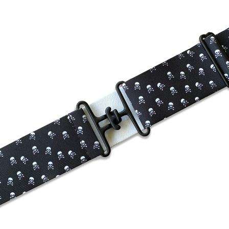 Black Skulls Elastic Belt