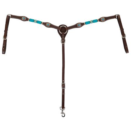 Turquoise Roundup Breast Collar