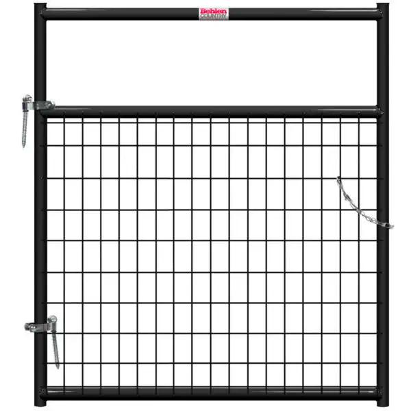 4 ' Frontier Wire- Filled Gate - Black