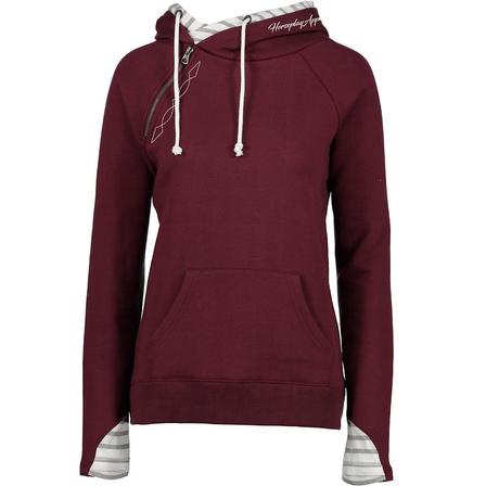Fancy Stitch Hoodie CRANBERRY