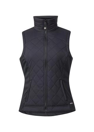 Full Motion Quilted Riding Vest BLACK