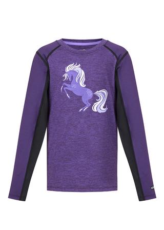 Kids Free Frolic Base Layer Top HUCKLEBERRY