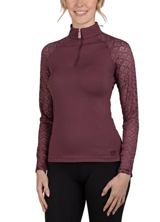 Long Sleeve Lace Raglan 