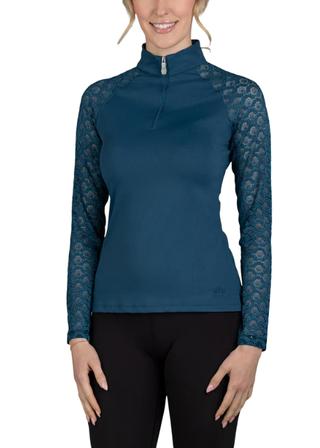 Long Sleeve Lace Raglan 