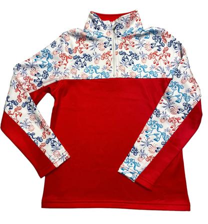 Fleece Quarter Zip Top LIBERTY