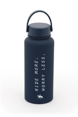 Ride More, Worry Less Water Bottle MIDNIGHT