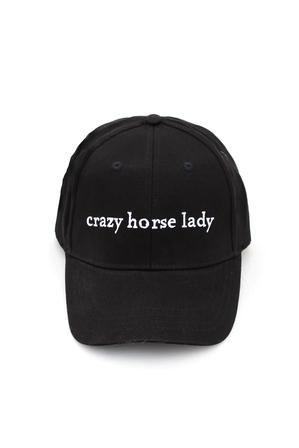 Crazy Horse Lady Ringside Hat ONYX