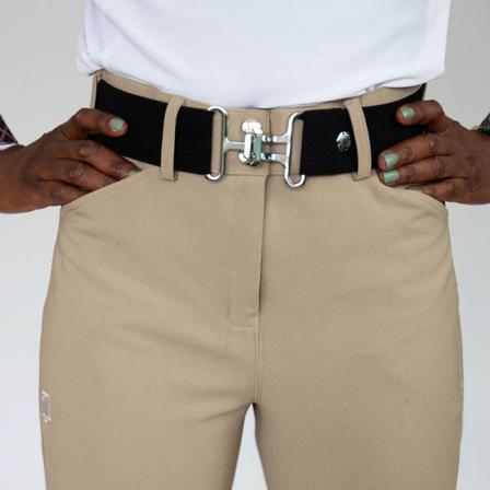 Ladies Riley Knee Grip Breech SHOW_BEIGE