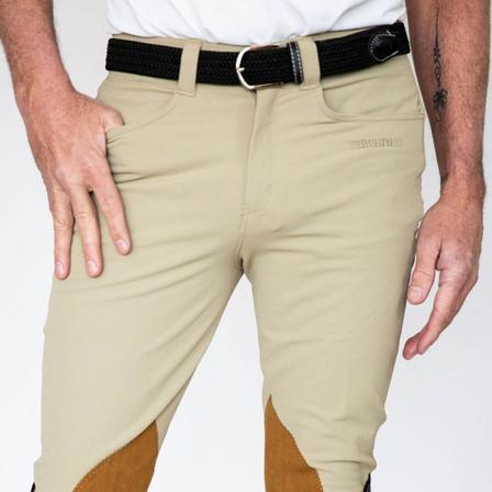 Men's Argento Knee Grip Breech SHOW_BEIGE