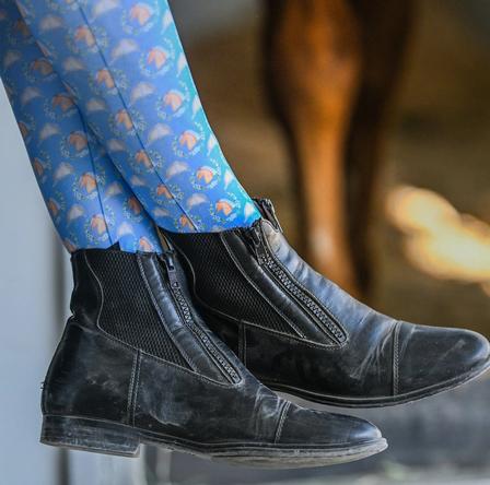 Derby Blue Pair & A Spare Boot Sock