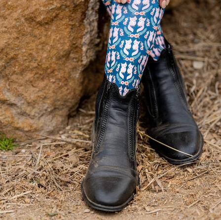 Foxy Flowers Pair & A Spare Boot Sock - Youth