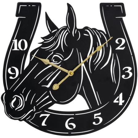 Horse and Horseshoe Wall Clock