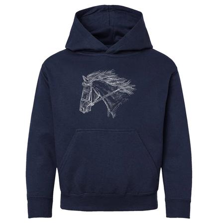 Horse Head Hoodie - Youth