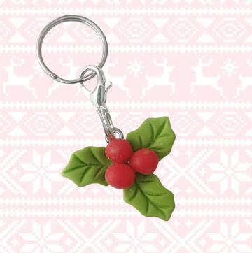 Christmas Bridle Charm HOLLY