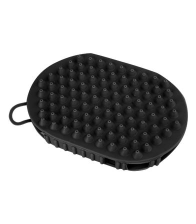 Massaging Grooming Mitt BLACK