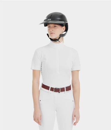 Monica Short Sleeve Show Shirt WHITE