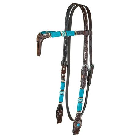Turquoise Roundup Futurity Browband Headstall