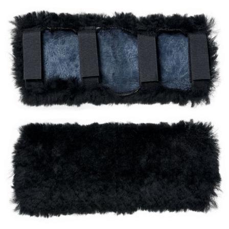 Sheepskin Muzzle Liner - Horse/Lrg BLACK