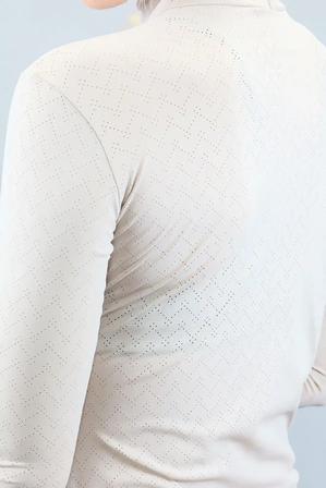 Alexa Turtleneck UV Shirt with Thumbholes SAND_VECTOR